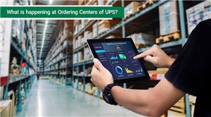 Logistics and transportation-What is happening at Ordering Centers of UPS? 